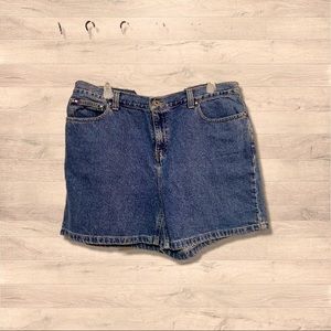 Womens blue jeans shorts